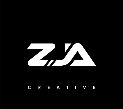 ZJA Letter Initial Logo Design Template Vector Illustration