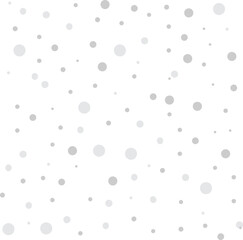 Gray  dots white background like snowflakes. Template for social networking, app, web, greeting card, invitation, baby shower, newborn and any design.