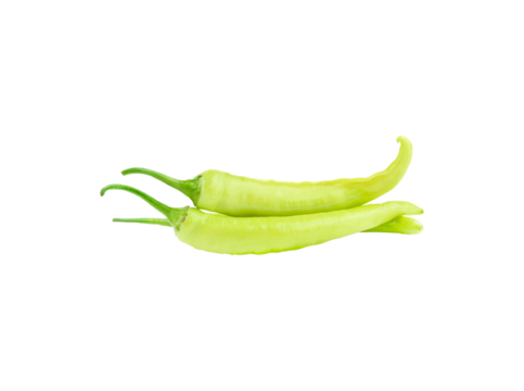 green chili  isolated on transparent png - Powered by Adobe