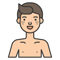 Fototapeta premium teenage beach boy