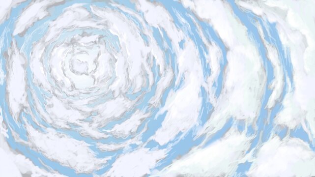 circular cloud illustration background hd