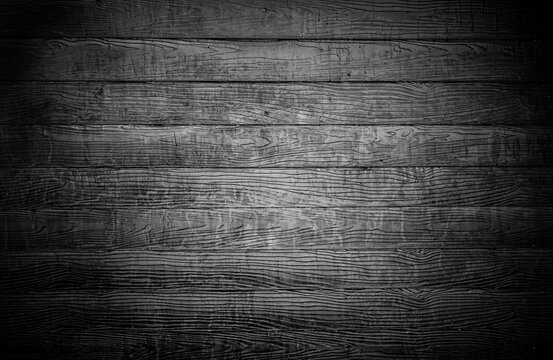 Wood texture of dark grey wood wall retro vintage style for background and texture.