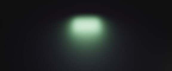 light in the darkness. Emission of light rays in dark background.green light rays