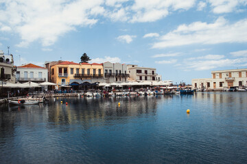 Fototapeta na wymiar Rethymnos Coastal Old Town, Crete