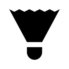 Shuttlecock Vector Icon