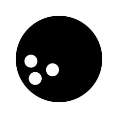 Bowling Ball Vector Icon