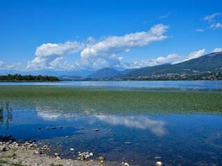 Lake Varese, Italy. Views from Bodio Lomnago.