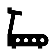 Treadmill Vector Icon