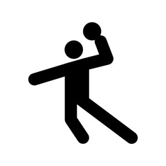 Basketball Player Vector Icon