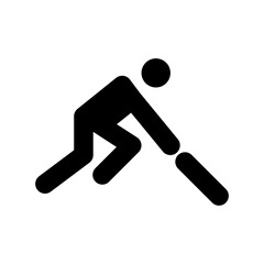 Batsman Vector Icon