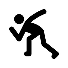 Man Exercising Vector Icon