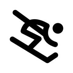 Skier Vector Icon