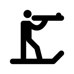 Biathlon Vector Icon