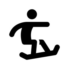 Ice Skating Vector Icon