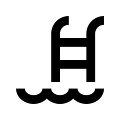 Swimming Pool Vector Icon