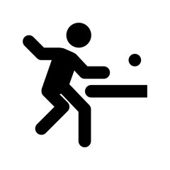 Table Tennis Vector Icon