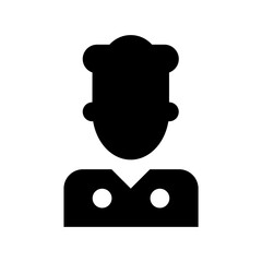 Chef Flat Vector Icon