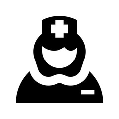 Nurse Flat Vector Icon