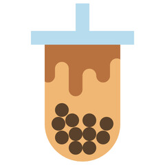 bubble milk tea icon