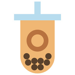 bubble milk tea icon