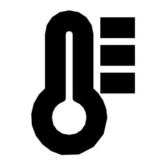 Thermometer Flat Vector Icon