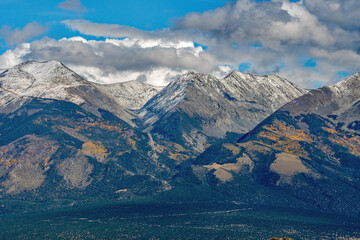 Fototapeta na wymiar Blanca Mountain of the Sangre de Cristo mountain range in Colorado