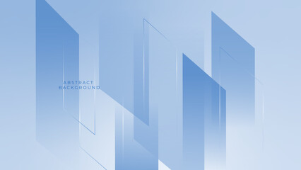 Modern abstract white and blue minimal background with business and corporate concept