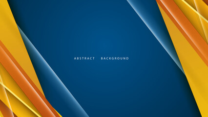 Abstract colorful blue and orange background