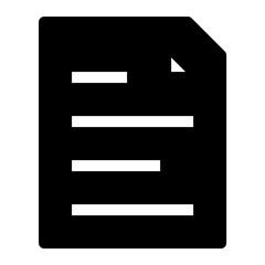 Document Flat Vector Icon