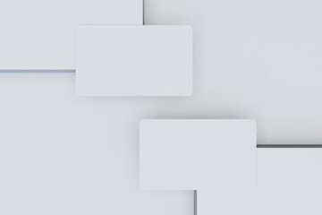 Fototapeta premium Professional Elegant modern minimal business card template design