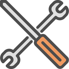 wrench screwdriver icon