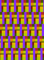 Seamless vector pattern made of symmetrical spirals