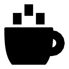 Tea Cup Flat Vector Icon
