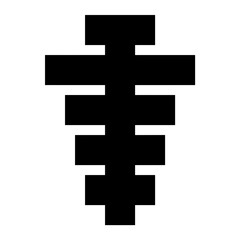 Obraz premium Fish Bone Flat Vector Icon