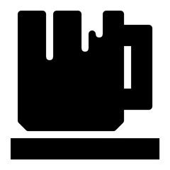 Tea Cup Flat Vector Icon