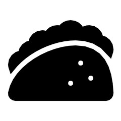 Taco Flat Vector Icon