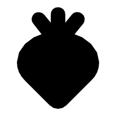 Strawberry Flat Vector Icon