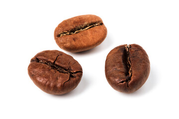Three coffee beans
