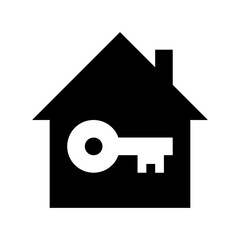 House Security Flat Vector Icon