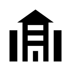 Apartment Flat Vector Icon