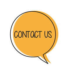 Contact us on speech bubble.