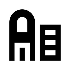 Building Flat Vector Icon