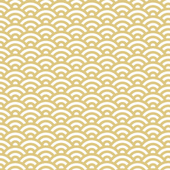 和柄　青海波　黄色