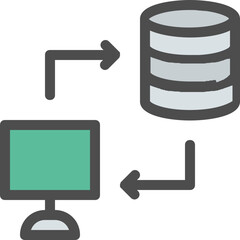 database data transfer icon