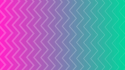 Modern colorful gradient background with zig zag lines