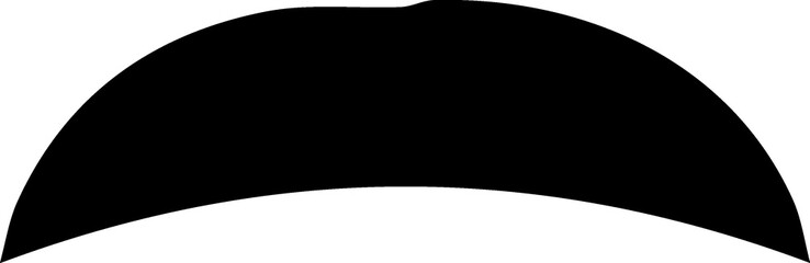 Mustache glyph sign