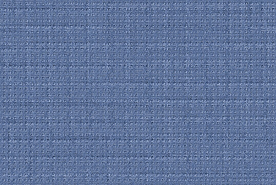 Digitally embossed image of blue woven aida cloth used for cross stitch