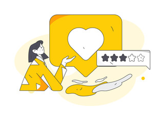 Campus recruitment character flat vector concept operation illustration	