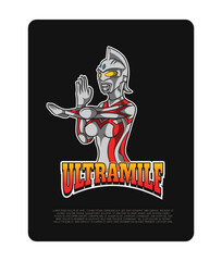 Pop art illustration poster superhero wall decoration