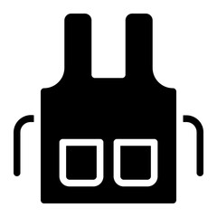 apron glyph icon